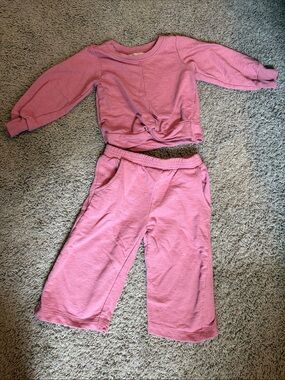 Jessica Simpson Dusty Rose Knit Lounge Top